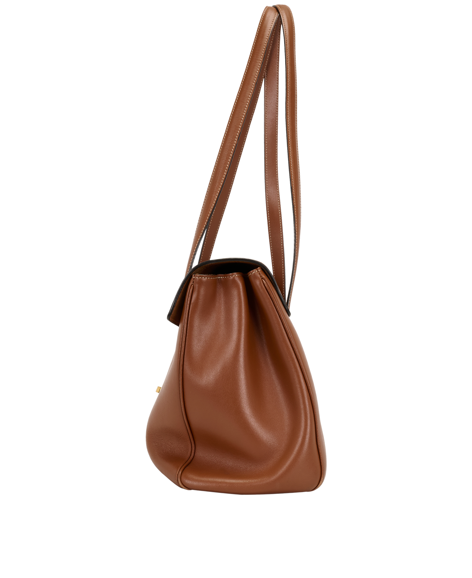 Medium Soft 16, &pound;820, Handbags, Brown, Leather, Bottom view